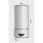 Aerotermo híbrido ARISTON Lydos Hybrid 100 L pared A wifi - Imagen 2